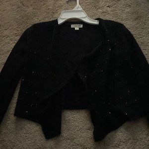 Black sparkly cardigan